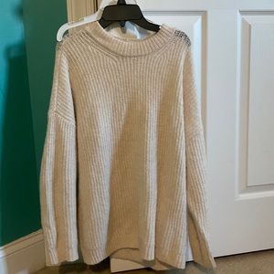 American Eagle cream sweater